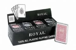 ROYAL - JEU DE CARTES À JOUER BRIDGE 100% PLASTIQUE